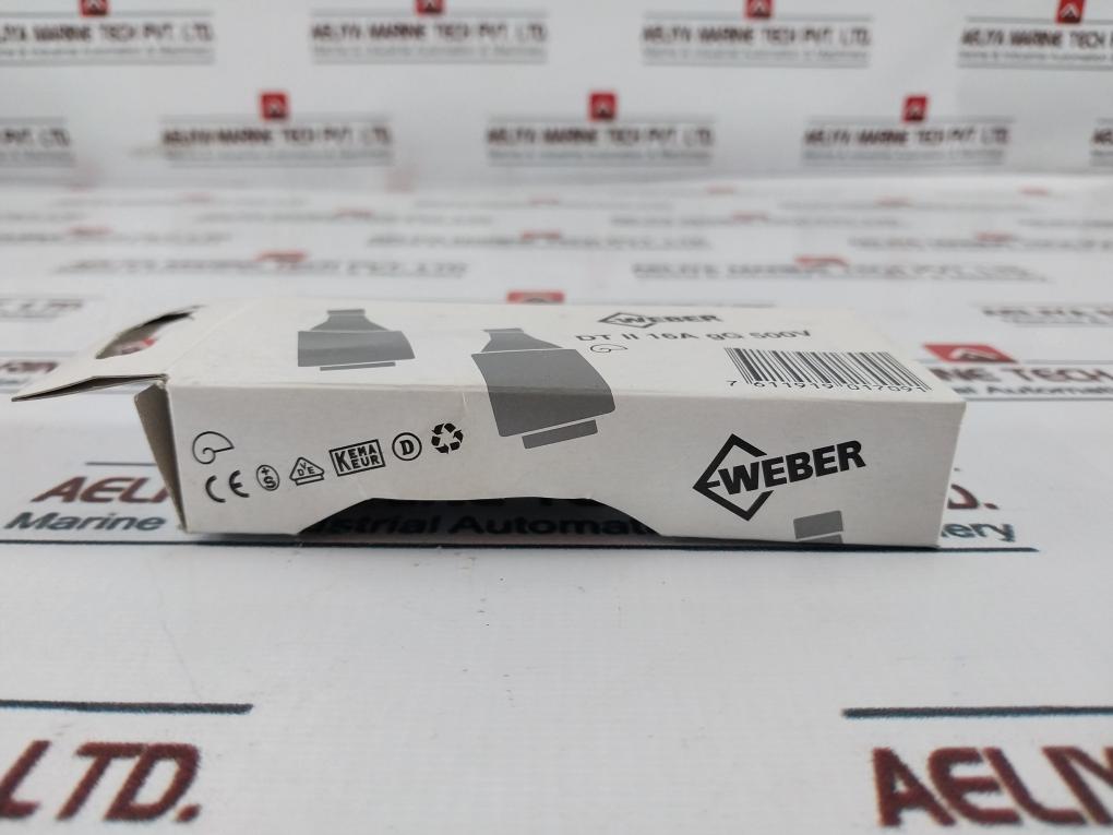 Lot of 5X WEBER DT II 16A GG 16A 500V Slow Blow Fuses 7 611919 017091