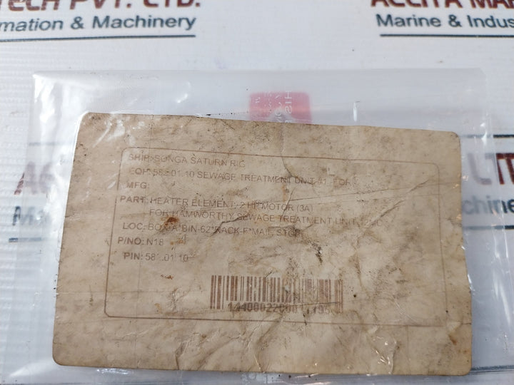 Lot of 6X ALLEN-BRADLEY N18 Overload Heater Elements