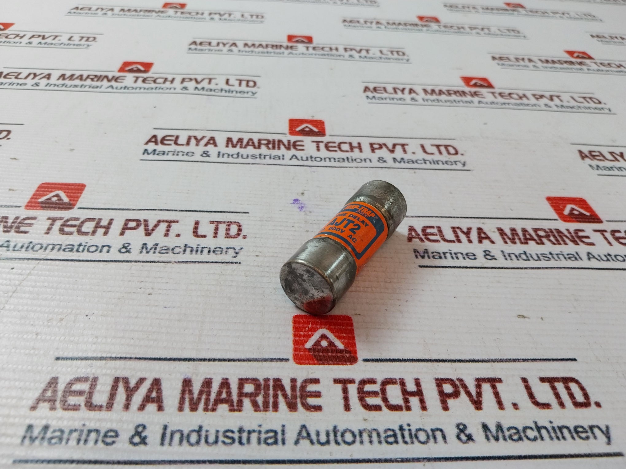 Lot Of 6X Amp-trap Ajt2 Time Delay Fuse 2A 600V Ac