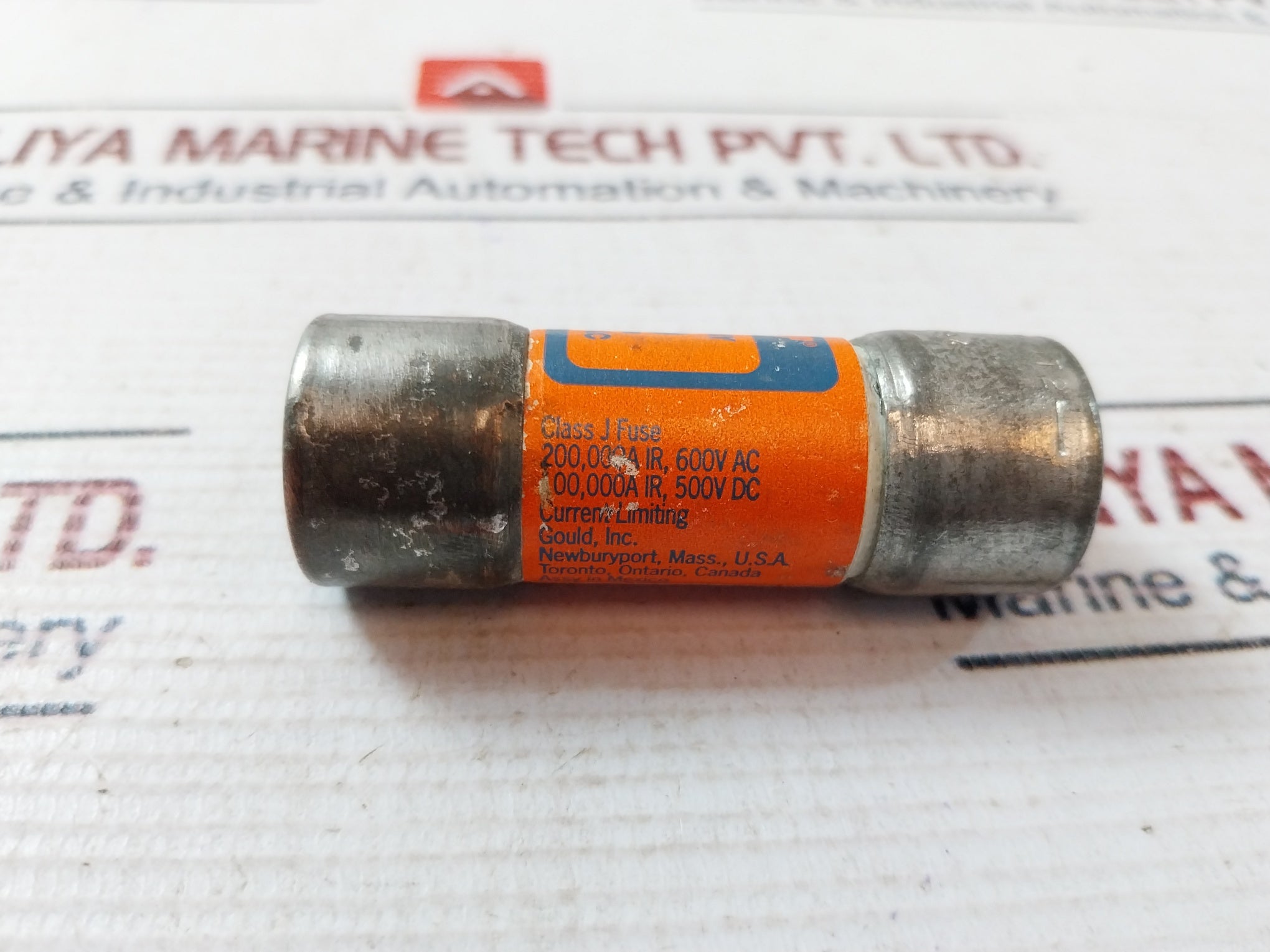 Lot of 6X AMP-TRAP AJT2 Time Delay Fuse 2A 600V AC