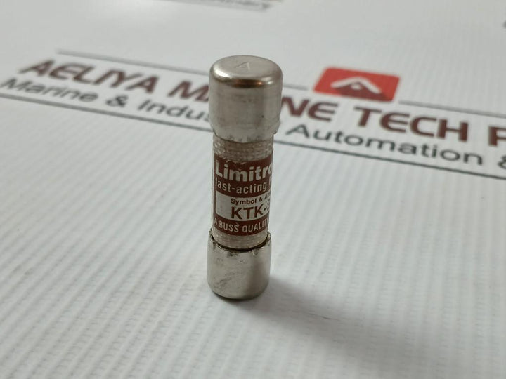 Lot of 6X BUSSMANN KTK-1 Fast-Acting Supplementary Fuse