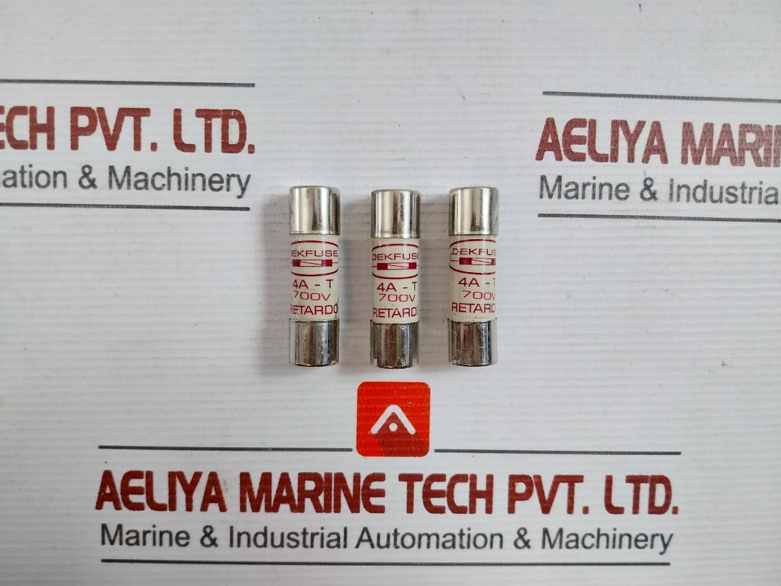 Lot Of 6X Dekfuse 14X51 High-speed Cartridge Fuse 4A-t 700V