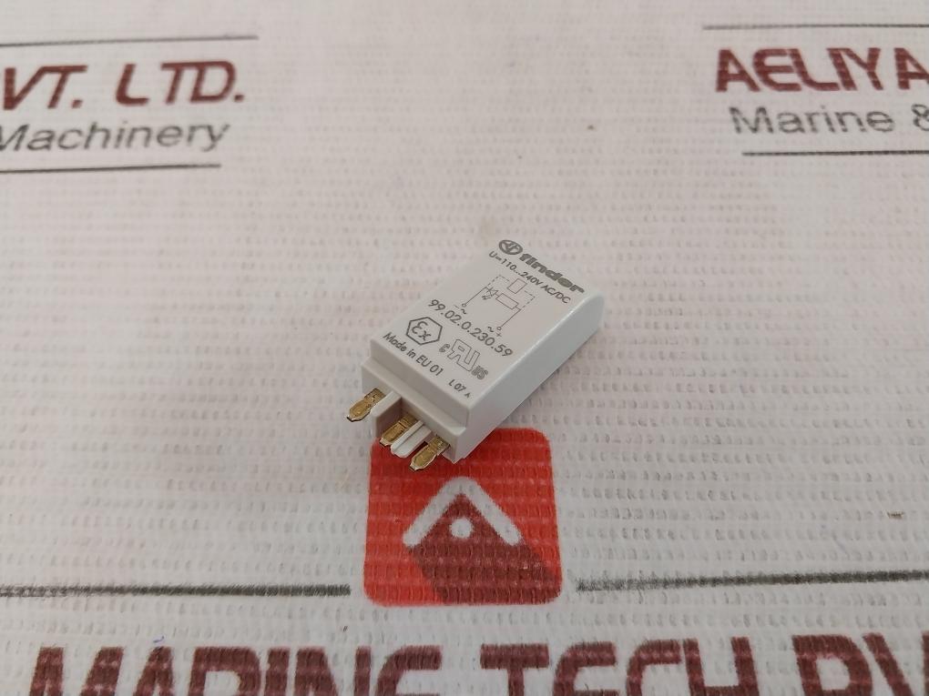 Lot Of 6X Finder 99.02.0.230.59 Led Indicator Module 110-240V Ac/Dc Ie003