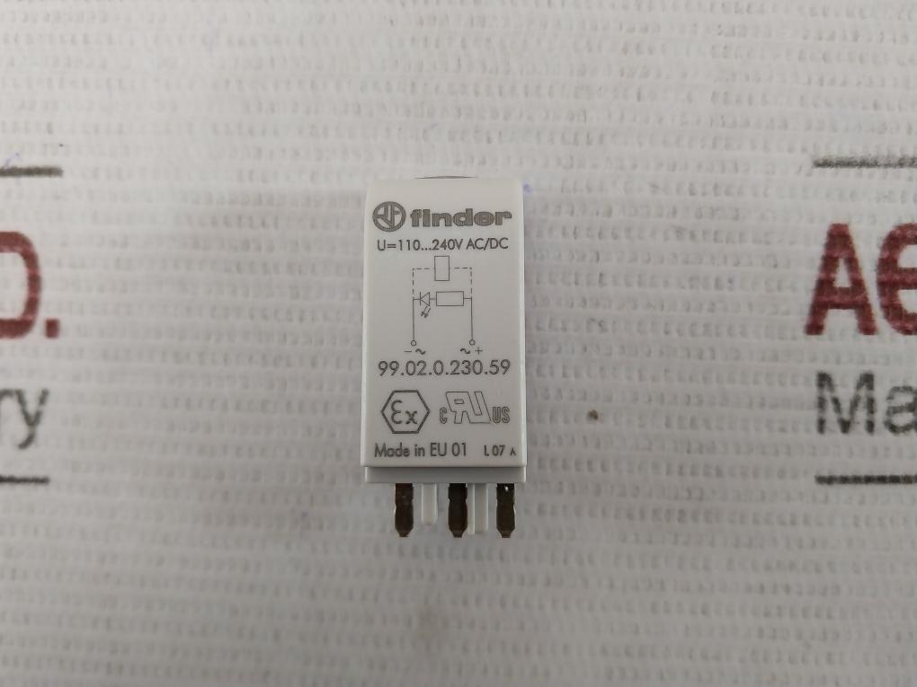 Lot Of 6X Finder 99.02.0.230.59 Led Indicator Module 110-240V Ac/Dc Ie003