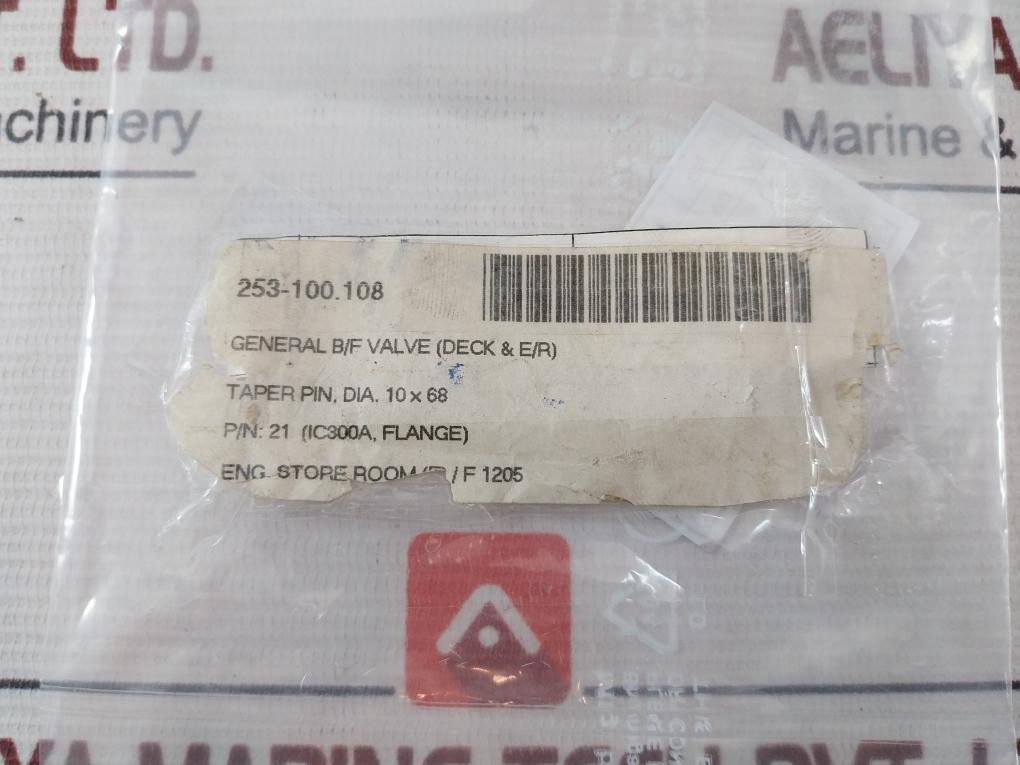 Lot Of 6X Ic300A Taper Pin Sus316 10X68