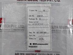 Lot of 6X Kawasaki Self Lock Nut A87-1665-34R1 3180137.16