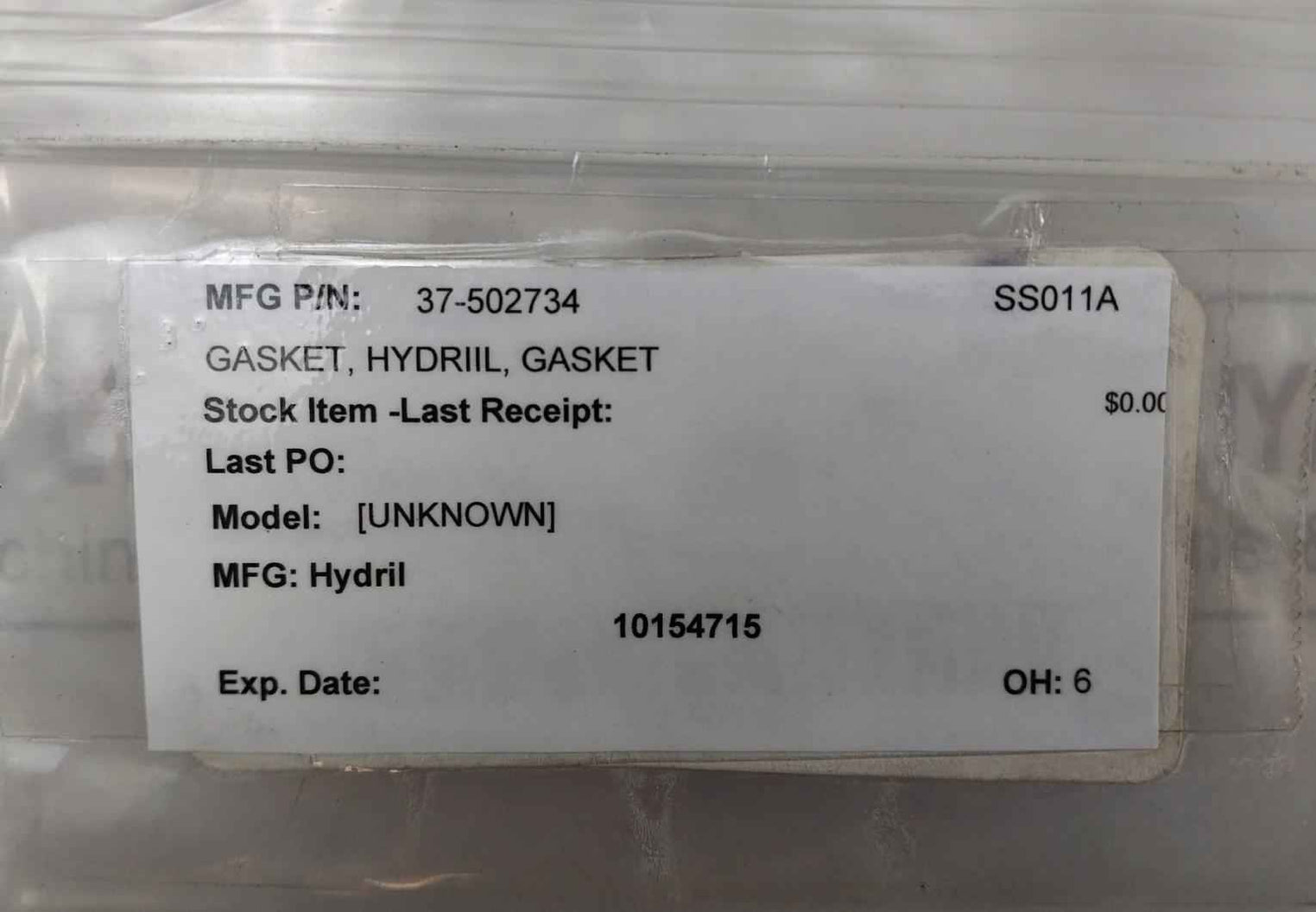 Lot Of 6X Klingersil C-4401 Thermoseal Hydril Gasket Oh 6
