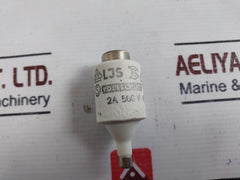 Lot of 6X Lindner 2A 500V Ceramic Bottle Fuse
