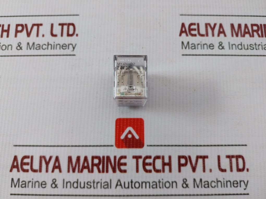 Lot Of 6X My4N-d2 Omron Miniature Power Relay 5A 250Vac 30Vdc