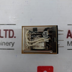 Lot of 6X OMRON MY4 General Purpose Relay 40VAC 28VDC 5A