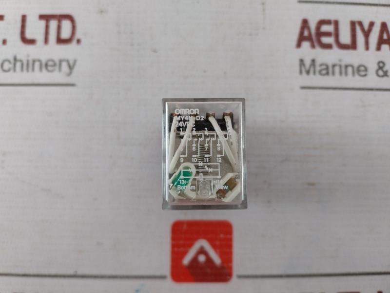 Lot Of 6X Omron My4N-d2 General Purpose Relay Iec255 3A 150Vac 5A 28V- Dc1