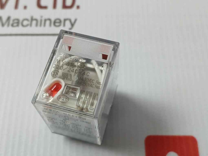 Lot Of 6X Omron My4N-gs Relay 220/240Vac 6A