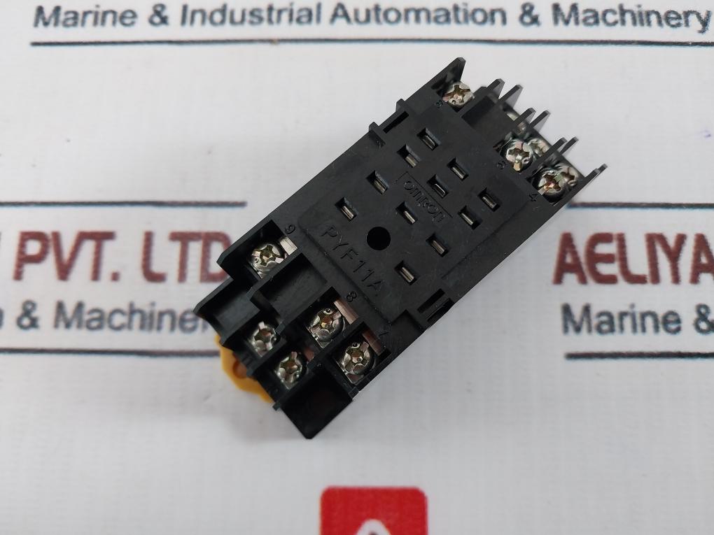 Lot of 6X OMRON PYF11A Relay Socket 250V 5A 2-M4X10