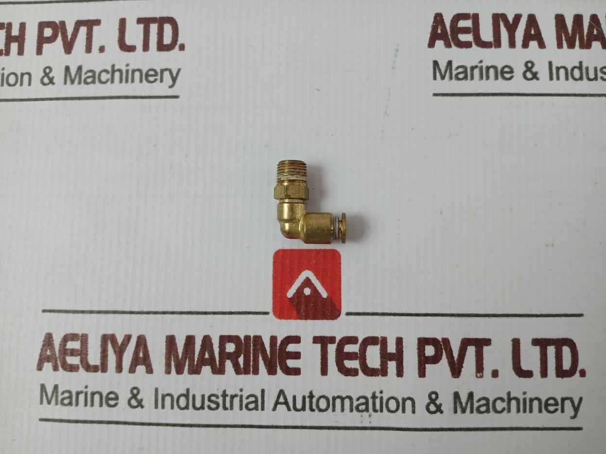 Lot Of 6X Parker Brass Street Elbow Lube 4 462 Elbow 1/2-3/8”