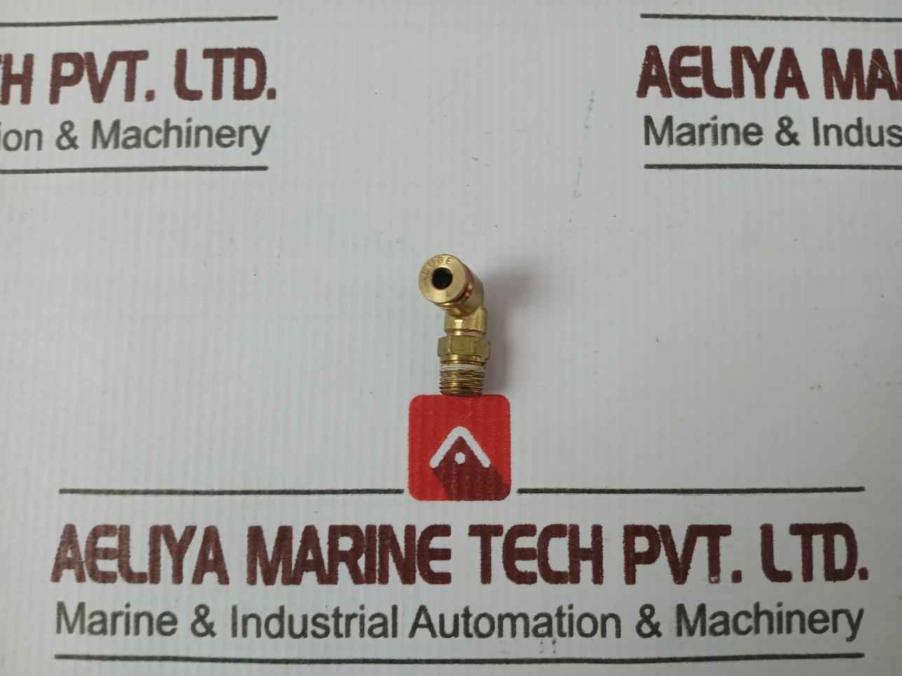 Lot Of 6X Parker Brass Street Elbow Lube 4 462 Elbow 1/2-3/8”