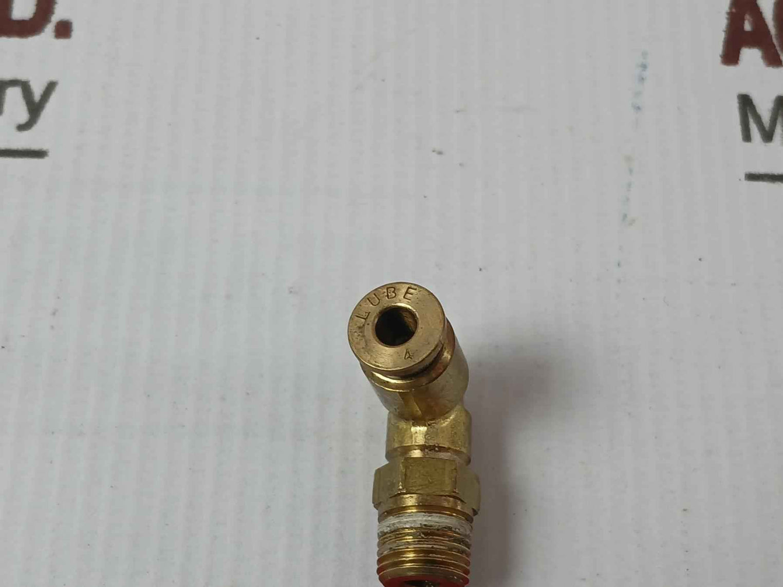 Lot Of 6X Parker Brass Street Elbow Lube 4 462 Elbow 1/2-3/8”