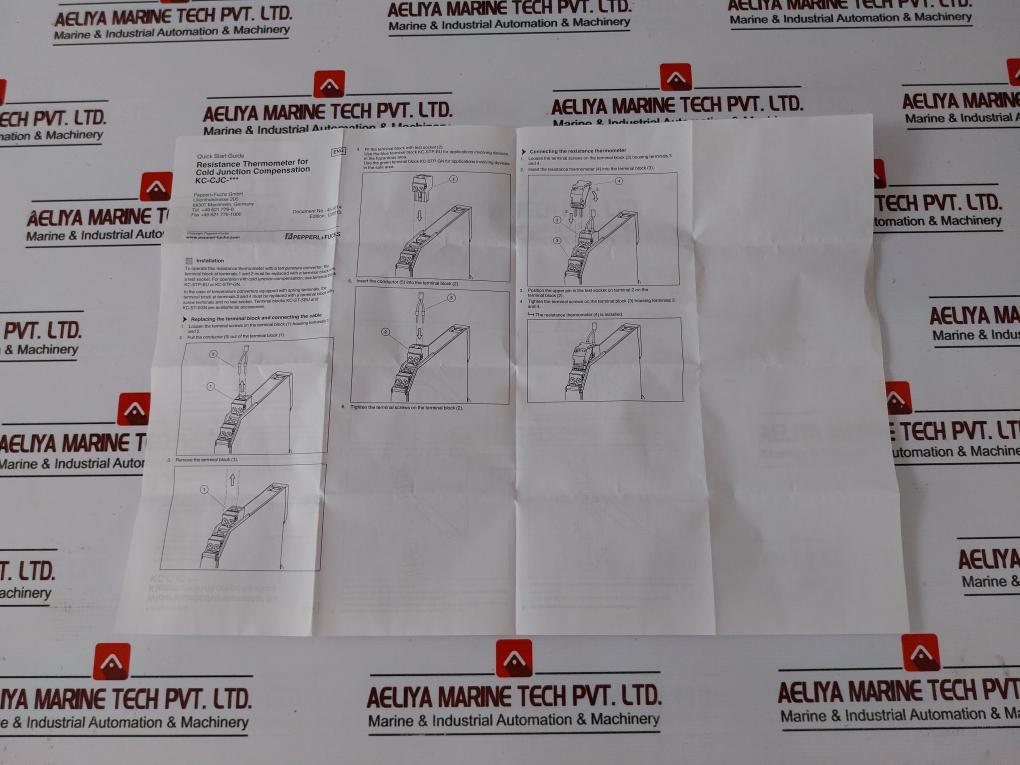 Lot of 6X PEPPERL+FUCHS KC-CJC-1BU Phoenix Contact 262633 Resistance Thermometer