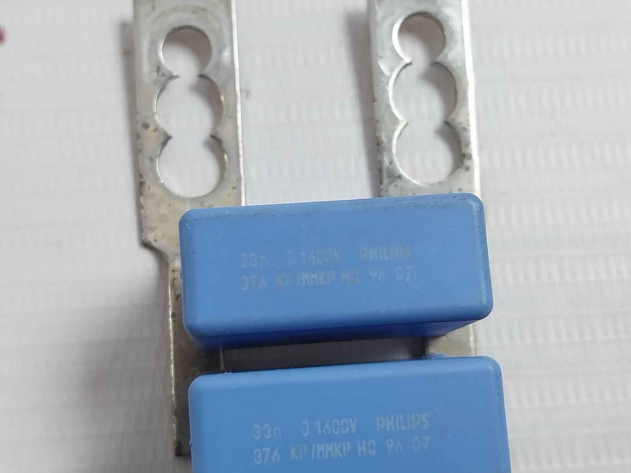 Lot Of 6X Philips 376 Kp/Mmkp Capacitor 1600V