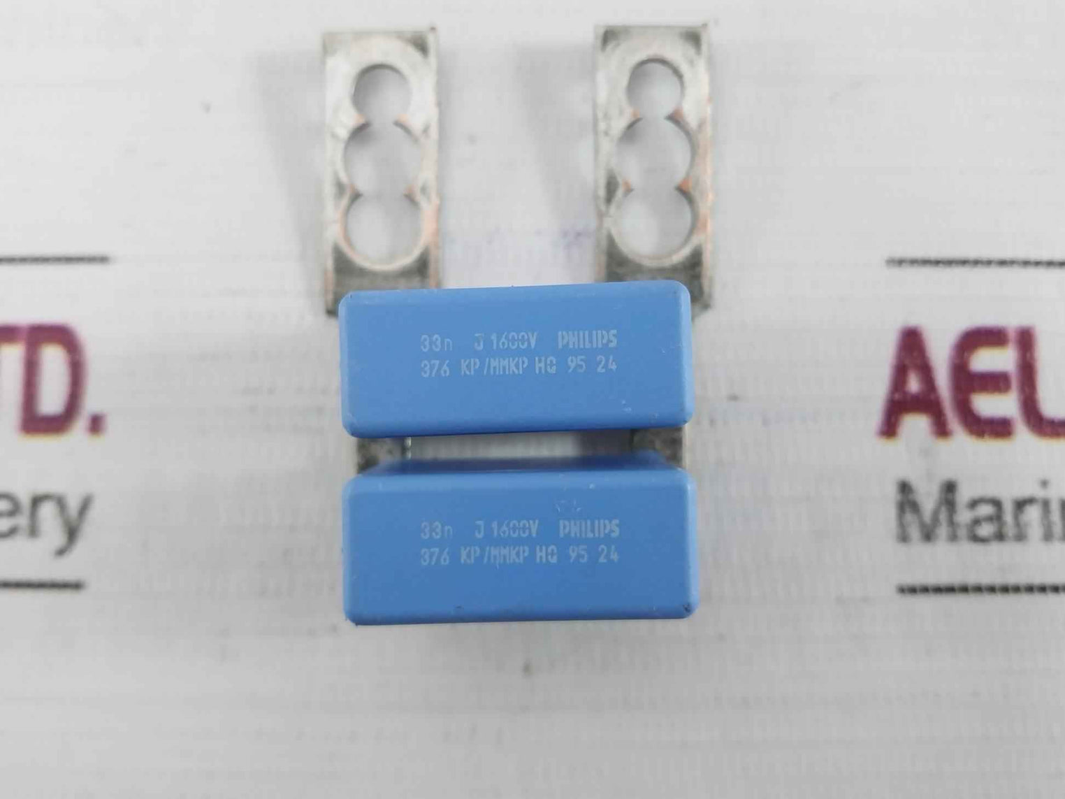 Lot Of 6X Philips 376 Kp/Mmkp Metallized Polypropylene Film Capacitor