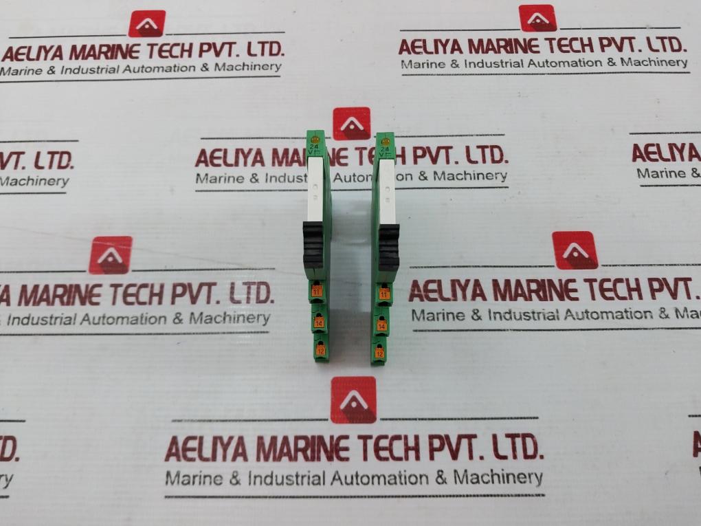 Lot Of 6X Phoenix Contact Plc-bpt-24Dc/21 Basic Terminal Block Push-in Connection