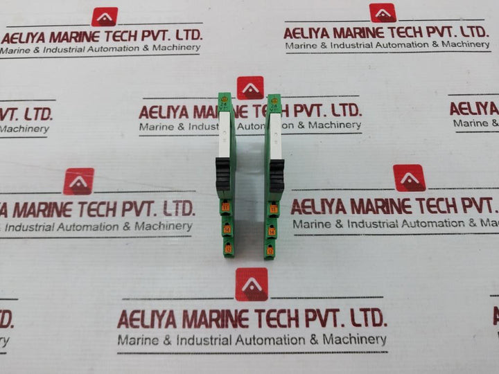 Lot of 6X PHOENIX CONTACT PLC-BPT-24DC21 Basic Terminal Block Push-in Connection