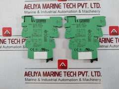 Lot of 6X PHOENIX CONTACT PLC-BPT-24DC21 Basic Terminal Block Push-in Connection