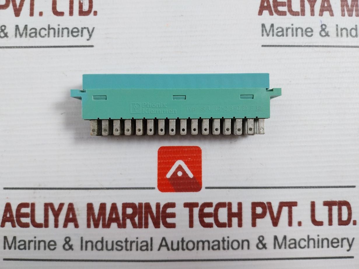 Lot Of 6X Phönix Klemmen Sfl (2-2, 8-0,8) F32 Terminal Block Connector
