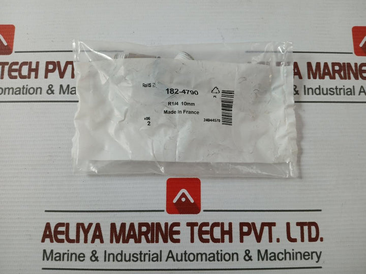 Lot Of 6X RS 182-4790 Pneumatic Push-In Fitting/Tube Connector R1/4 10MM