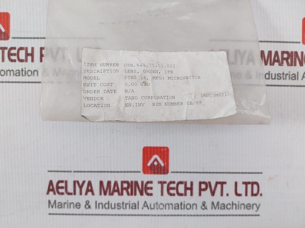 Lot Of 6X Senasys Pthz16 Green Push Button Switch