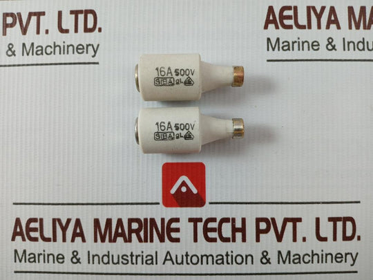 Lot of 6X SIBA Bottle Fuse GL 16A 500V