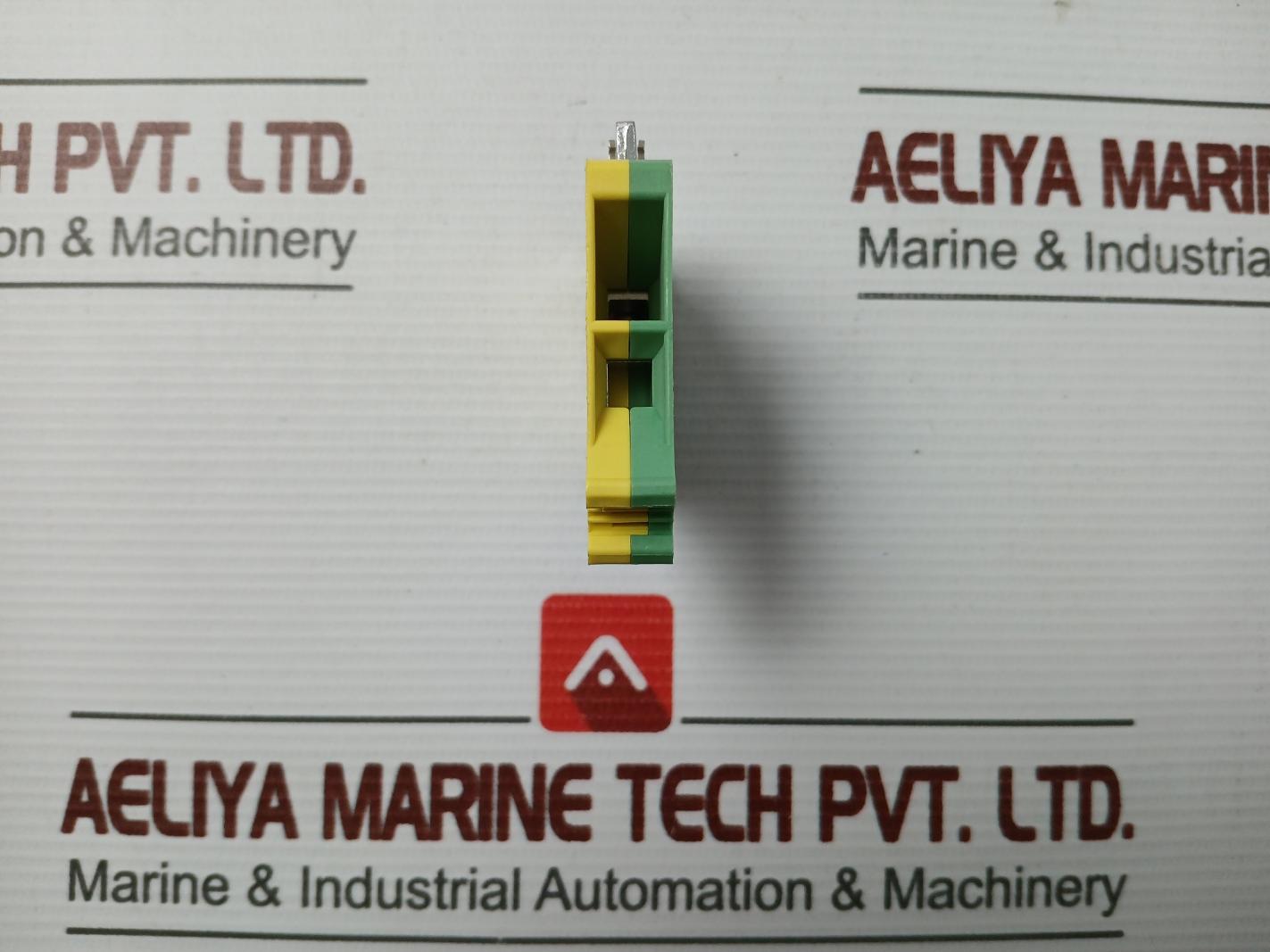 Lot Of 6X Uk 10-twin-pe Din Rail Terminal Block Phoenix Contact