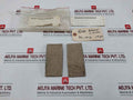 Lot Of 6X W3-c-035-15-7 Linings, Centrifugal Brake, 3/16 Thickness