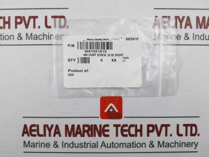 Lot Of 6X Waters New Compression Screw Wat021815