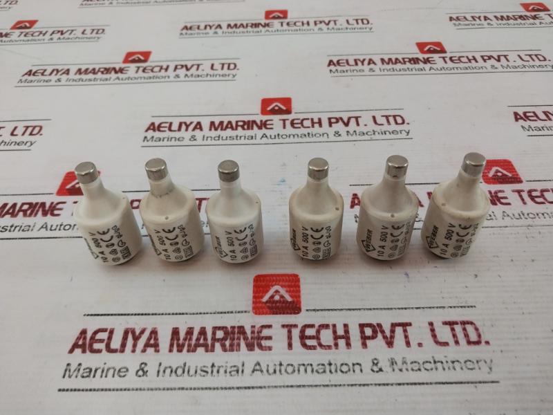 Lot of 6X WEBER Fuse Link 10A 500V GL/GG