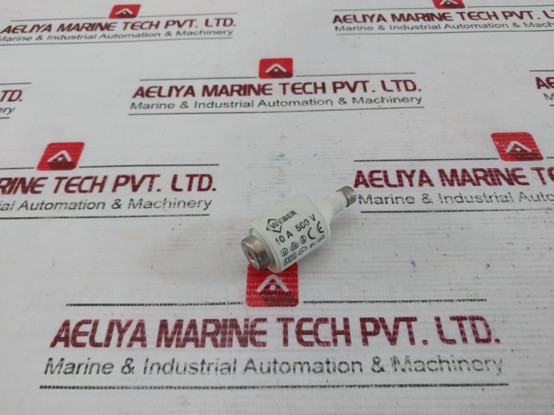 Lot Of 6X Weber Fuse Link 10A 500V Gl/Gg