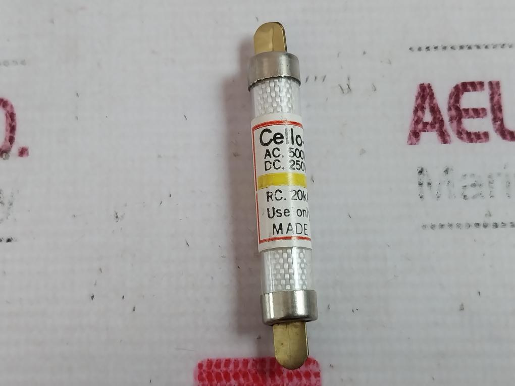 Lot of 6X Cello-lite Fuse RC.20KA.FF.24 AC 500V DC 250V 1A