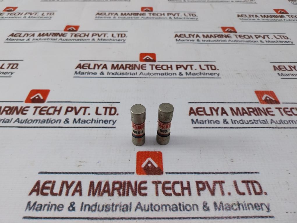 Lot Of 6x Cooper Bussmann Bbs-1 Buss Midget Fuse 600v Ac 10ka