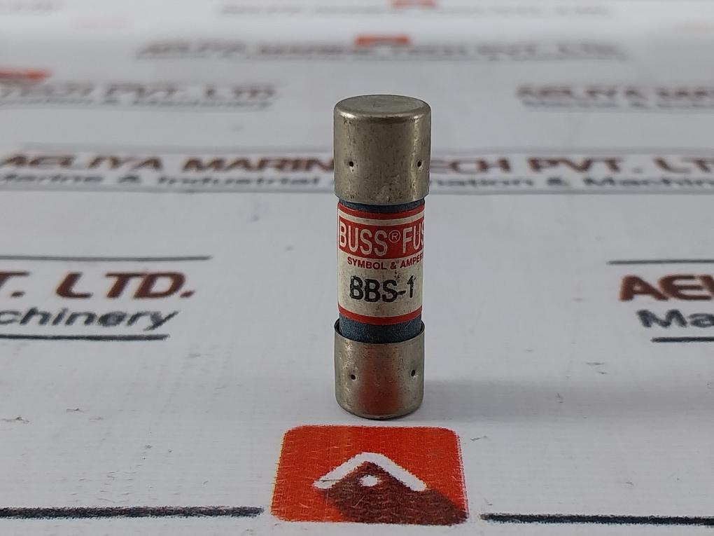 Lot of 6X Cooper Bussmann BBS-1 Buss Midget Fuse 600V AC 10kA