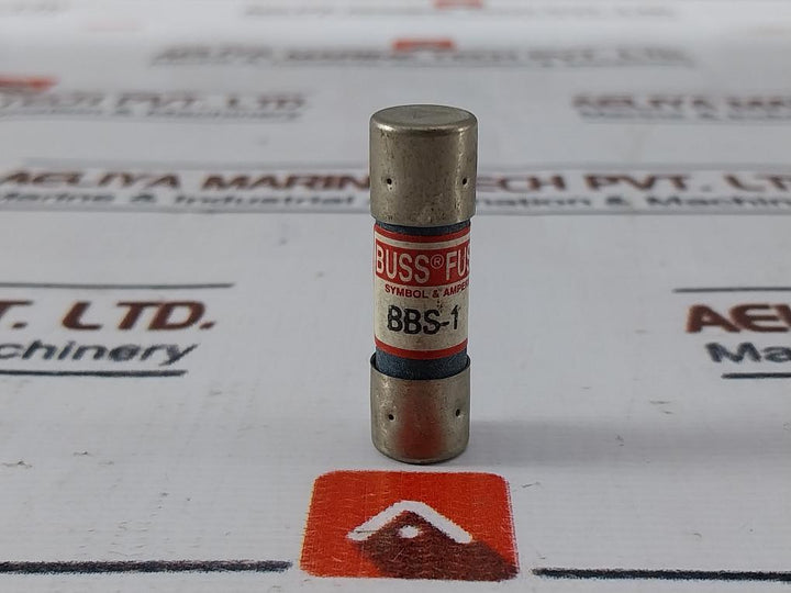 Lot of 6X Cooper Bussmann BBS-1 Buss Midget Fuse 600V AC 10kA