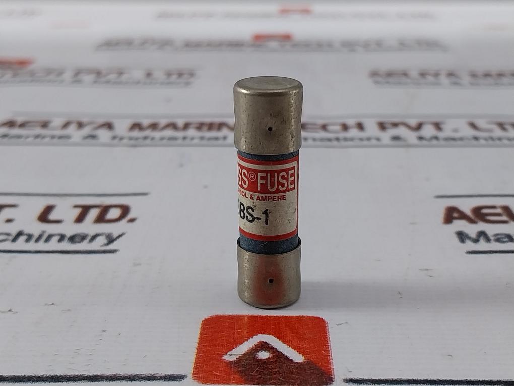 Lot of 6X Cooper Bussmann BBS-1 Buss Midget Fuse 600V AC 10kA