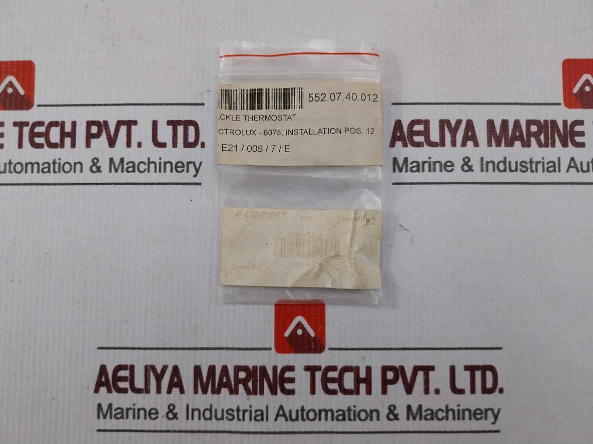 Lot Of 6x Electrolux 6075 Shackle Thermostat Val6075