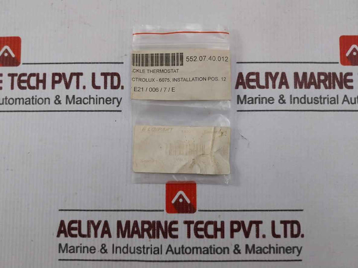 Lot Of 6x Electrolux 6075 Shackle Thermostat Val6075