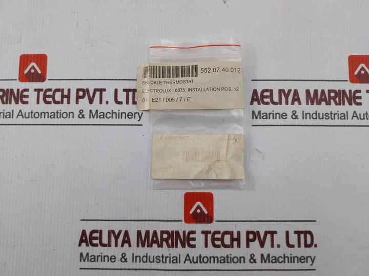 Lot Of 6x Electrolux 6075 Shackle Thermostat Val6075