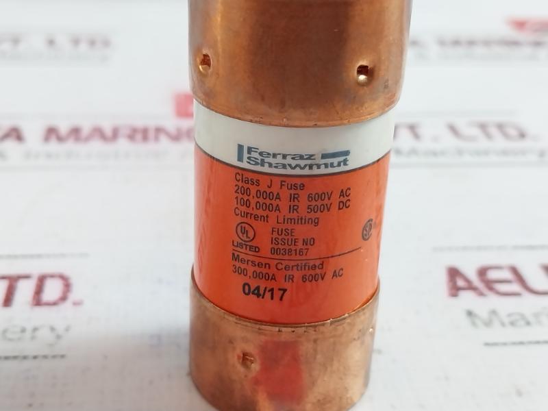 Lot of 6X FERRAZ SHAWMUT AJT40 FUSE 600V 40A FS-AJT 40