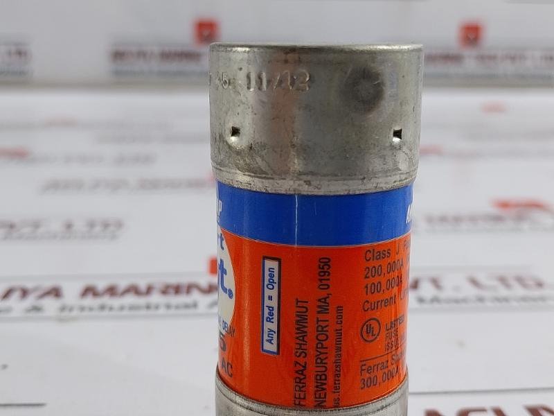 Lot of 6X FERRAZ SHAWMUT AJT45 45A 600VAC Class J Time Delay Fuse