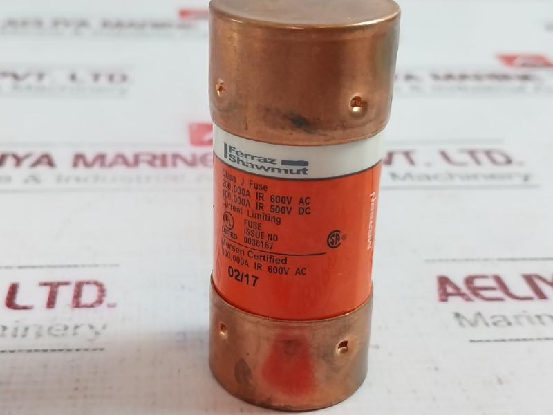 Lot Of 6X Ferraz Shawmut Ajt45 Fuse 600V 45A Fs-Ajt 45 Class J Fuse