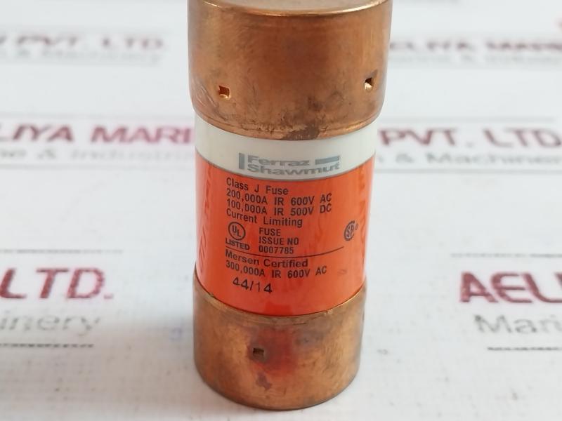 Lot Of 6x Ferraz Shawmut Ajt50 Fuse 600v 50a Fs-ajt 50