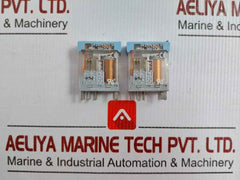 Lot Of 7X C12-a21Fx Releco Power Relay 24V Dc