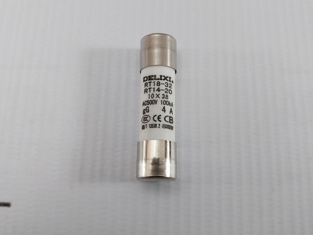 Lot Of 7X Cylindrical Ceramic Tube Fuse Ac500V Delixi Gg 4A