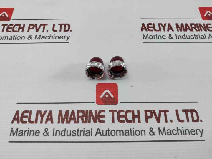 Lot Of 7X Dialight 169-1191-300 Lamp Lense Red